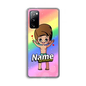 CaseCompany Chibi Maker man: Samsung Galaxy S20 FE / S20 FE 5G Transparant Hoesje