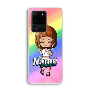 CaseCompany Chibi Maker vrouw: Samsung Galaxy S20 Ultra Transparant Hoesje