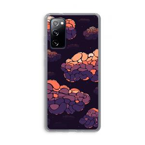 CaseCompany Patroon Wolken: Samsung Galaxy S20 FE / S20 FE 5G Transparant Hoesje