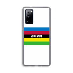 CaseCompany WK Wielrennen: Samsung Galaxy S20 FE / S20 FE 5G Transparant Hoesje