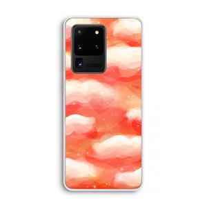 CaseCompany Lichte Wolken: Samsung Galaxy S20 Ultra Transparant Hoesje
