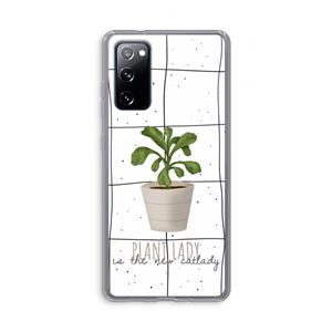 CaseCompany Kamerplant op vensterruit: Samsung Galaxy S20 FE / S20 FE 5G Transparant Hoesje