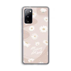 CaseCompany Daydreaming becomes reality: Samsung Galaxy S20 FE / S20 FE 5G Transparant Hoesje