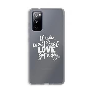 CaseCompany Partner in crime: Samsung Galaxy S20 FE / S20 FE 5G Transparant Hoesje