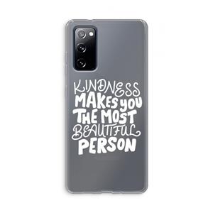 CaseCompany The prettiest: Samsung Galaxy S20 FE / S20 FE 5G Transparant Hoesje