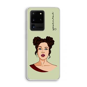 CaseCompany Pop-Art Creator: Samsung Galaxy S20 Ultra Transparant Hoesje