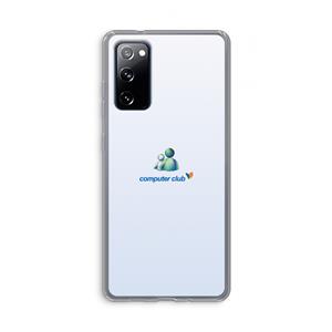 CaseCompany MSN: Samsung Galaxy S20 FE / S20 FE 5G Transparant Hoesje