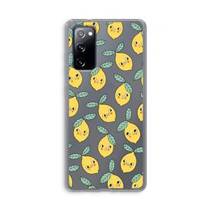 CaseCompany Citroenen: Samsung Galaxy S20 FE / S20 FE 5G Transparant Hoesje