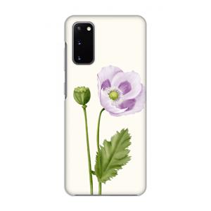 CaseCompany Purple poppy: Volledig geprint Samsung Galaxy S20 Hoesje