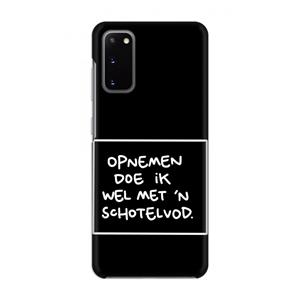 CaseCompany Schotelvod: Volledig geprint Samsung Galaxy S20 Hoesje