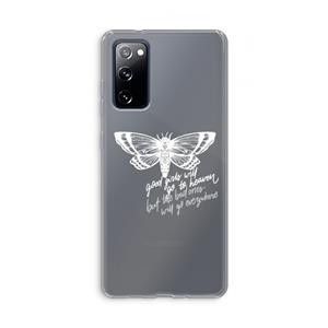 CaseCompany Good or bad: Samsung Galaxy S20 FE / S20 FE 5G Transparant Hoesje