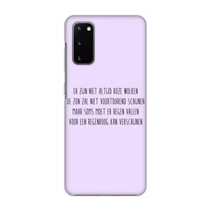 CaseCompany Regenboog: Volledig geprint Samsung Galaxy S20 Hoesje