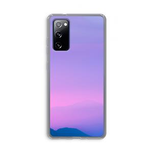CaseCompany Sunset pastel: Samsung Galaxy S20 FE / S20 FE 5G Transparant Hoesje