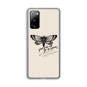 CaseCompany Good or bad: Samsung Galaxy S20 FE / S20 FE 5G Transparant Hoesje