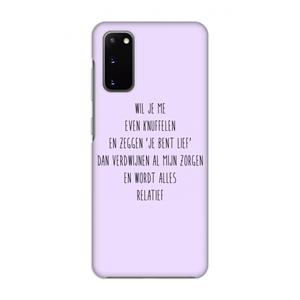 CaseCompany Relatief: Volledig geprint Samsung Galaxy S20 Hoesje