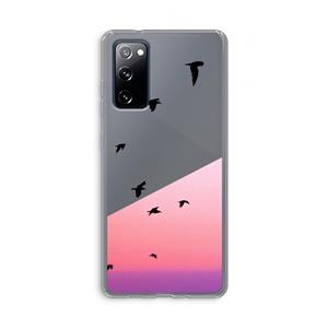 CaseCompany Fly away: Samsung Galaxy S20 FE / S20 FE 5G Transparant Hoesje