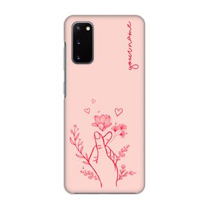 CaseCompany Giving Flowers: Volledig geprint Samsung Galaxy S20 Hoesje