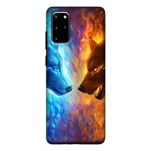 CaseCompany Fire & Ice: Samsung Galaxy S20 Plus Tough Case