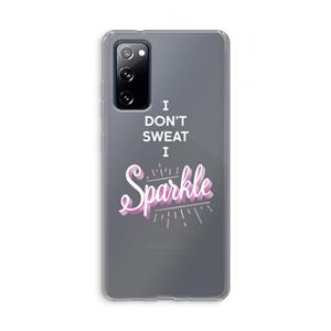 CaseCompany Sparkle quote: Samsung Galaxy S20 FE / S20 FE 5G Transparant Hoesje