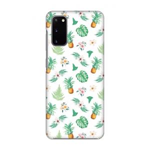 CaseCompany Ananas bladeren: Volledig geprint Samsung Galaxy S20 Hoesje