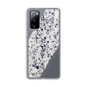 CaseCompany Gespikkelde marmer: Samsung Galaxy S20 FE / S20 FE 5G Transparant Hoesje