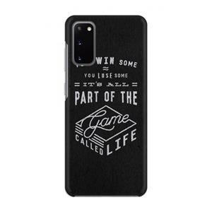 CaseCompany Life: Volledig geprint Samsung Galaxy S20 Hoesje