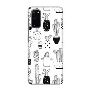 CaseCompany Cactusmotief: Volledig geprint Samsung Galaxy S20 Hoesje