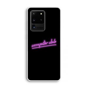 CaseCompany Vice Black: Samsung Galaxy S20 Ultra Transparant Hoesje