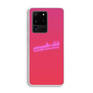 CaseCompany Vice Glow: Samsung Galaxy S20 Ultra Transparant Hoesje