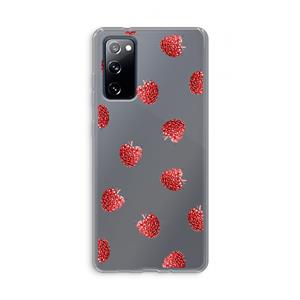 CaseCompany Framboosjes: Samsung Galaxy S20 FE / S20 FE 5G Transparant Hoesje