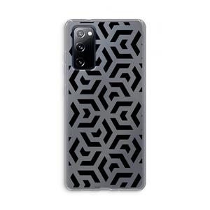 CaseCompany Crazy pattern: Samsung Galaxy S20 FE / S20 FE 5G Transparant Hoesje