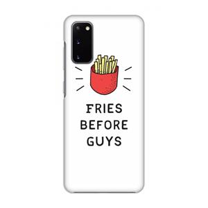 CaseCompany Fries before guys: Volledig geprint Samsung Galaxy S20 Hoesje