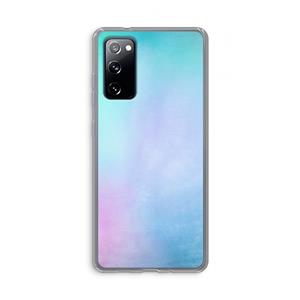 CaseCompany mist pastel: Samsung Galaxy S20 FE / S20 FE 5G Transparant Hoesje