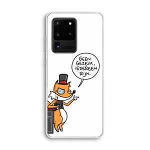 CaseCompany Geen Gezeik: Samsung Galaxy S20 Ultra Transparant Hoesje
