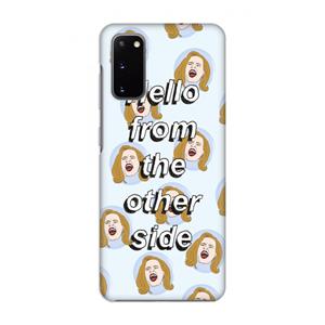 CaseCompany Hello: Volledig geprint Samsung Galaxy S20 Hoesje