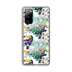 CaseCompany Tukans: Samsung Galaxy S20 FE / S20 FE 5G Transparant Hoesje