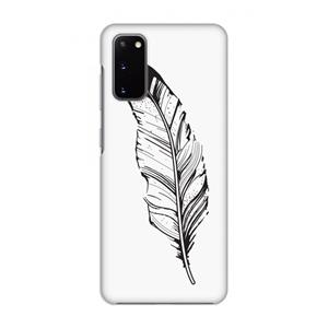 CaseCompany Pluim: Volledig geprint Samsung Galaxy S20 Hoesje