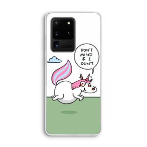 CaseCompany Unicorn: Samsung Galaxy S20 Ultra Transparant Hoesje