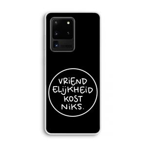 CaseCompany Vriendelijkheid: Samsung Galaxy S20 Ultra Transparant Hoesje