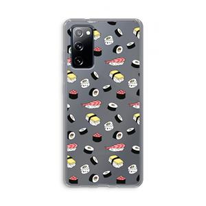 CaseCompany Sushi time: Samsung Galaxy S20 FE / S20 FE 5G Transparant Hoesje