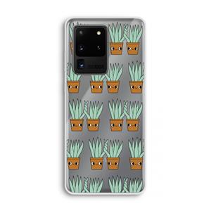 CaseCompany Sansevieria: Samsung Galaxy S20 Ultra Transparant Hoesje