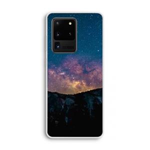 CaseCompany Travel to space: Samsung Galaxy S20 Ultra Transparant Hoesje