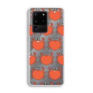 CaseCompany Krab: Samsung Galaxy S20 Ultra Transparant Hoesje