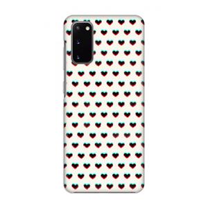 CaseCompany Hartjes: Volledig geprint Samsung Galaxy S20 Hoesje
