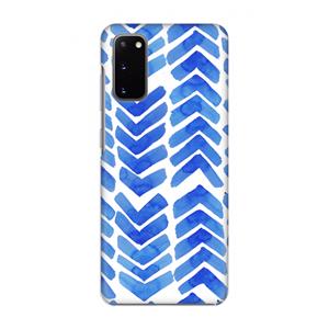 CaseCompany Blauwe pijlen: Volledig geprint Samsung Galaxy S20 Hoesje