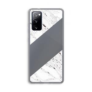 CaseCompany Biggest stripe: Samsung Galaxy S20 FE / S20 FE 5G Transparant Hoesje