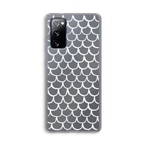 CaseCompany Dakpannetjes: Samsung Galaxy S20 FE / S20 FE 5G Transparant Hoesje