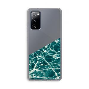 CaseCompany Weerkaatsing water: Samsung Galaxy S20 FE / S20 FE 5G Transparant Hoesje