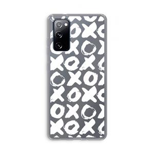 CaseCompany XOXO: Samsung Galaxy S20 FE / S20 FE 5G Transparant Hoesje