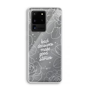CaseCompany Good stories: Samsung Galaxy S20 Ultra Transparant Hoesje